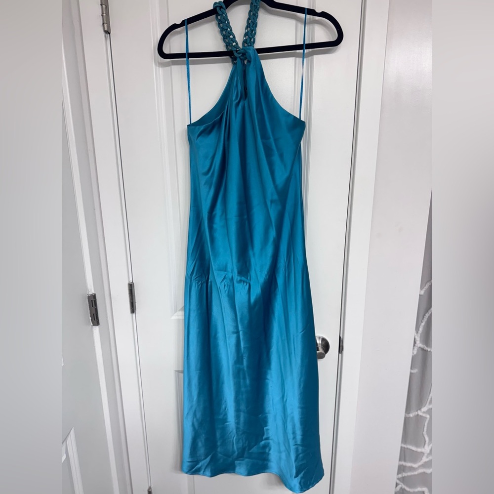 Jason Wu/ Elegant Blue Halter Dress